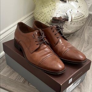 Johnston & Murphy Brown Leather Oxfords